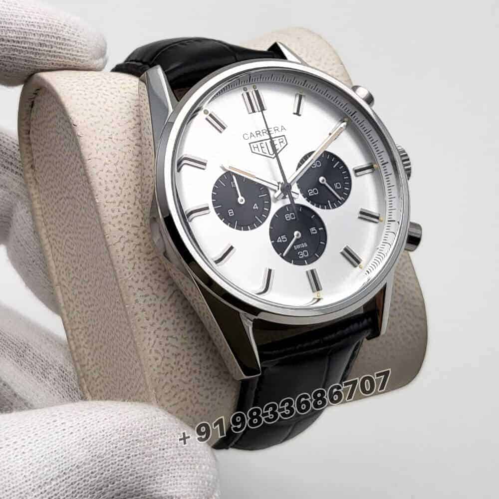 PP Style Carrera Chrono 202 White Dial / Steel detail 3