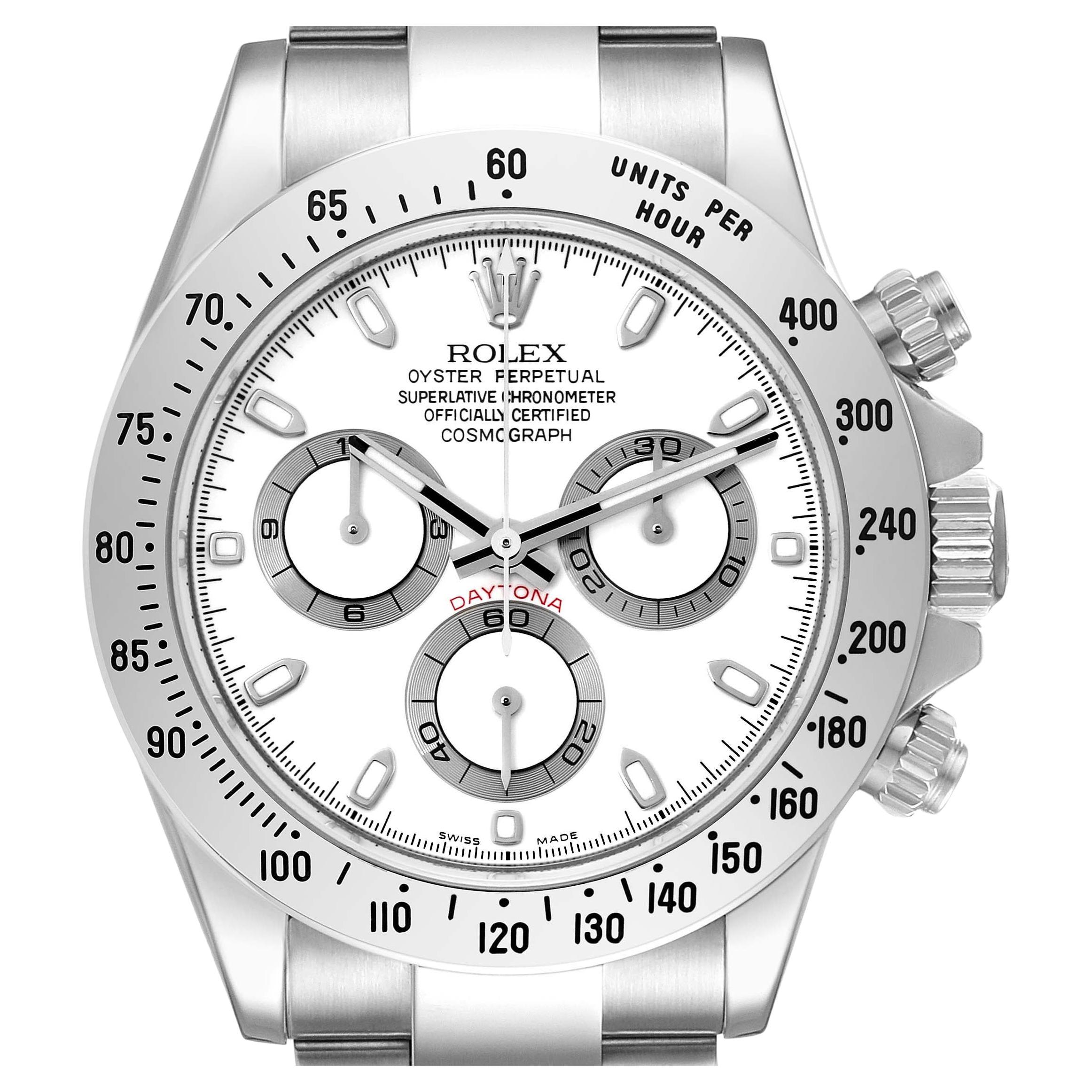 Rolex Style Portugieser Chrono 213 White Dial / Steel detail 3