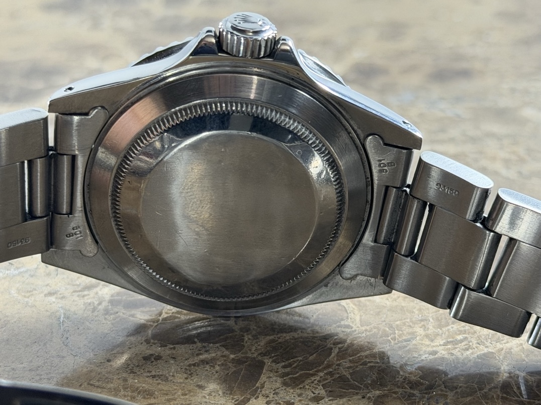 Omega Style Submariner Date 219 Black Dial / Steel detail 2