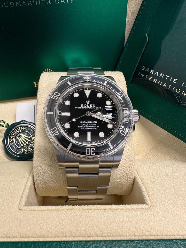 Omega Style Submariner Date 219 Black Dial / Steel detail 3