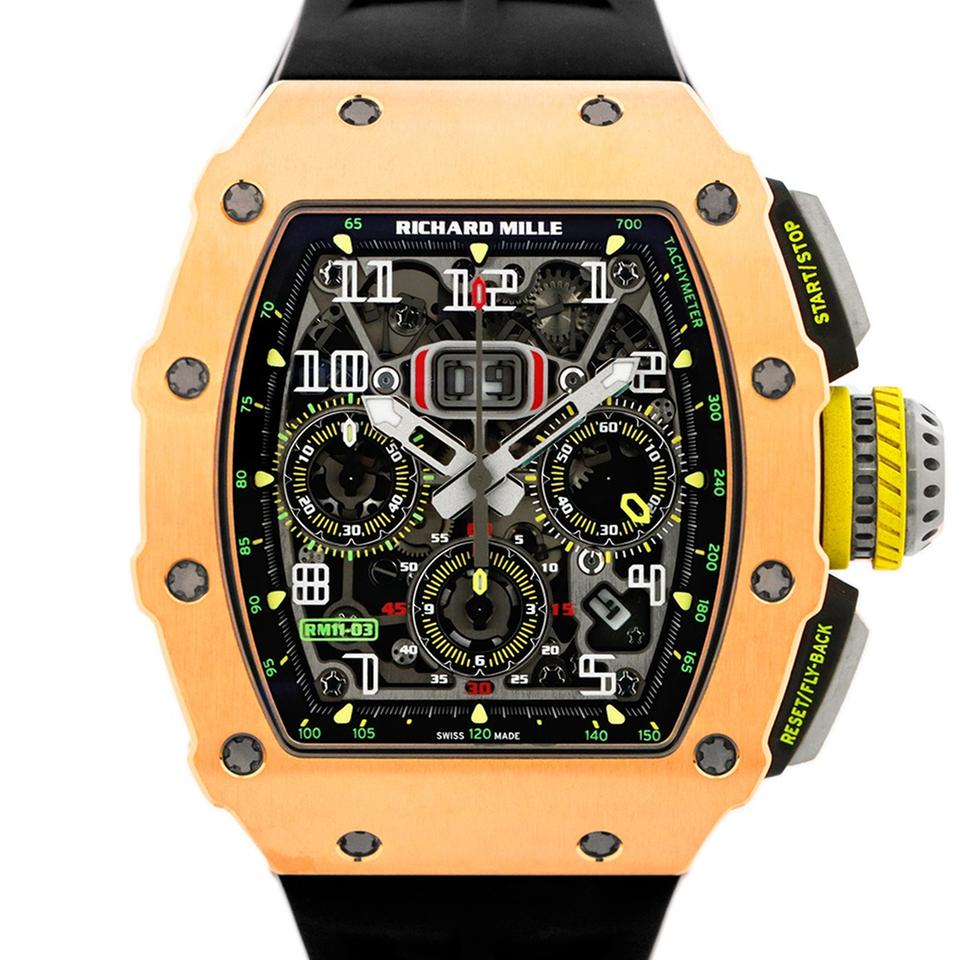 Richard Mille Style Portugieser Chrono 221 White Dial / Steel detail 4