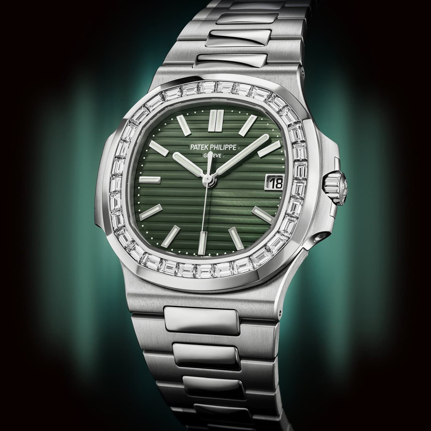 AP Style Nautilus 5711 226 Green Dial / Steel detail 2