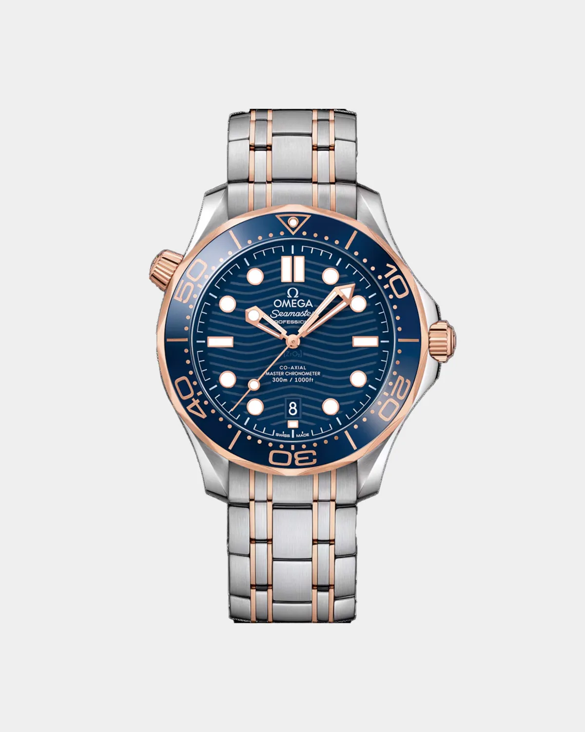 Tag Heuer Style Seamaster 300 227 Two-Tone Gold detail 4