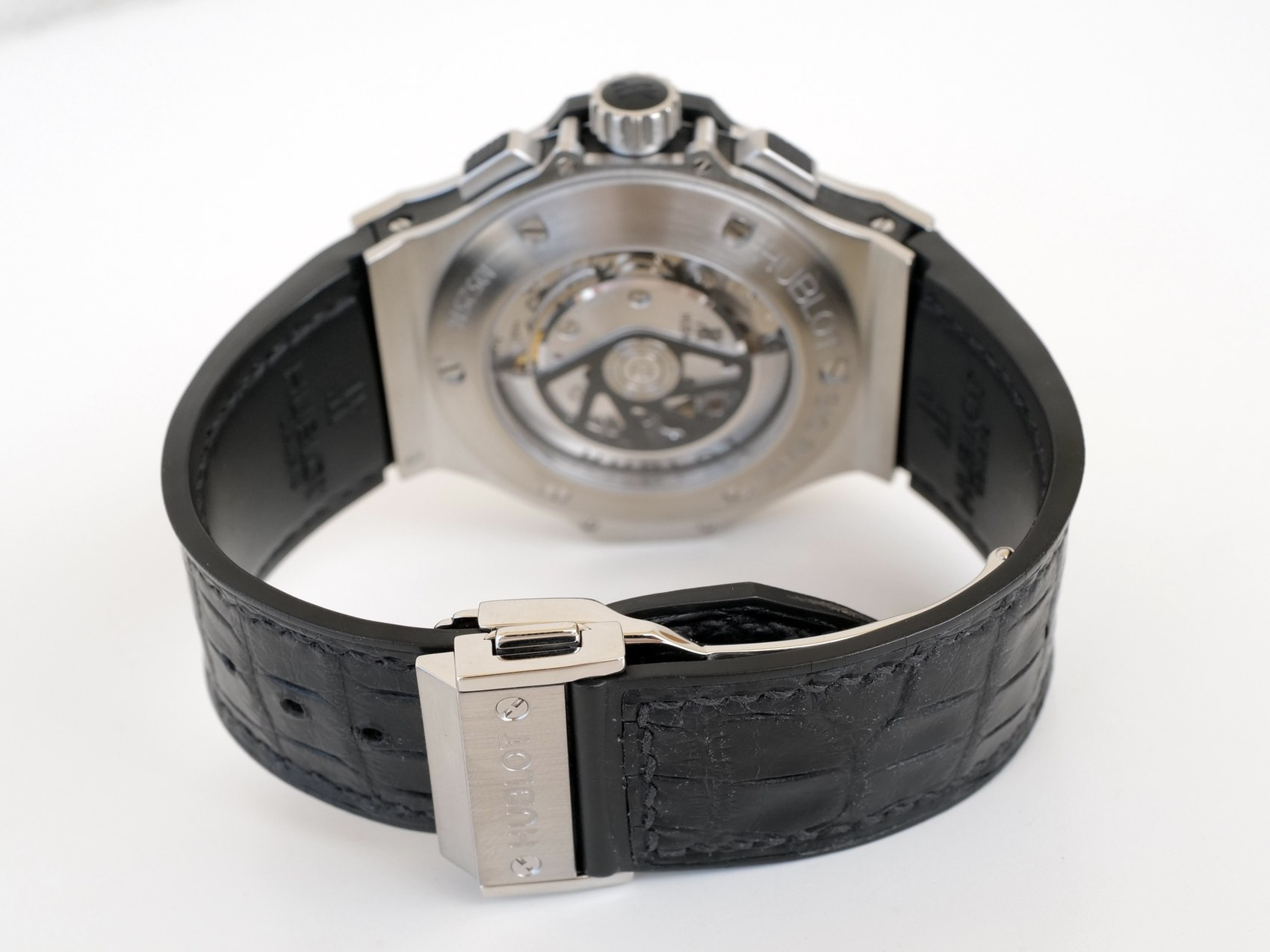 IWC Style Big Bang 44 228 Black Dial / Steel detail 3