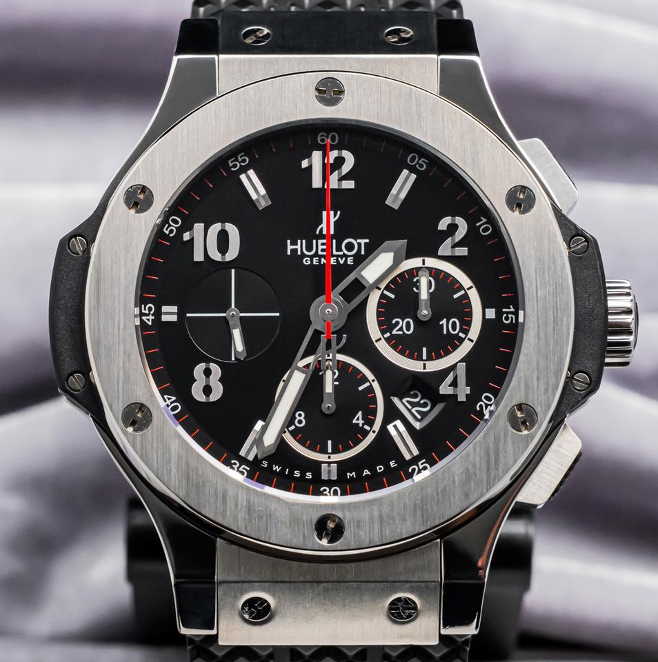 IWC Style Big Bang 44 228 Black Dial / Steel detail 4