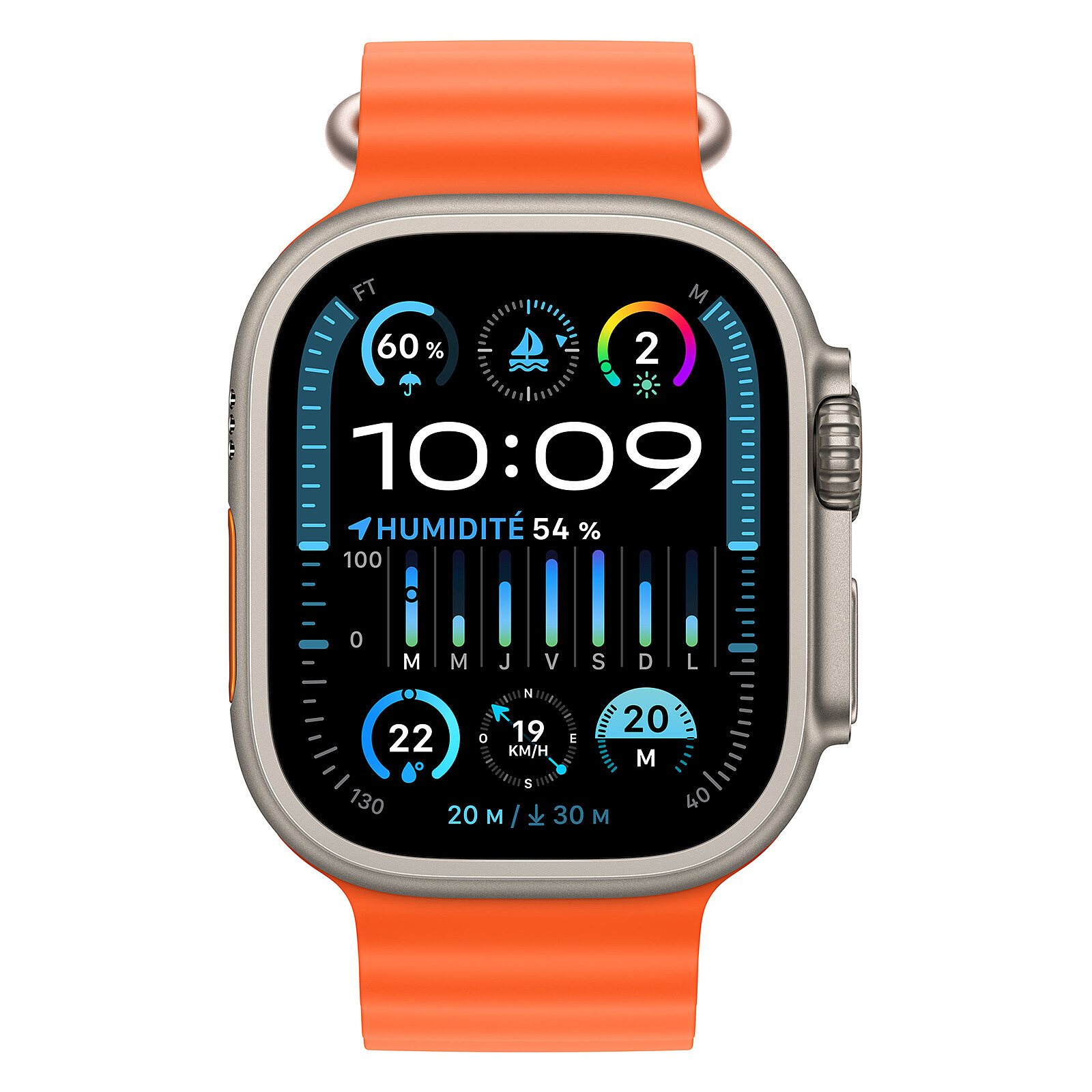 Apple Style Watch Ultra 2 Style Titanium Orange detail 3