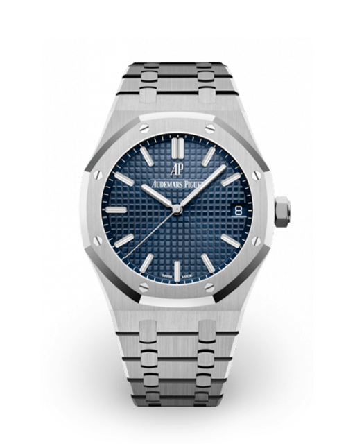 Omega Style Royal Oak 41 233 Blue Dial / Steel detail 4
