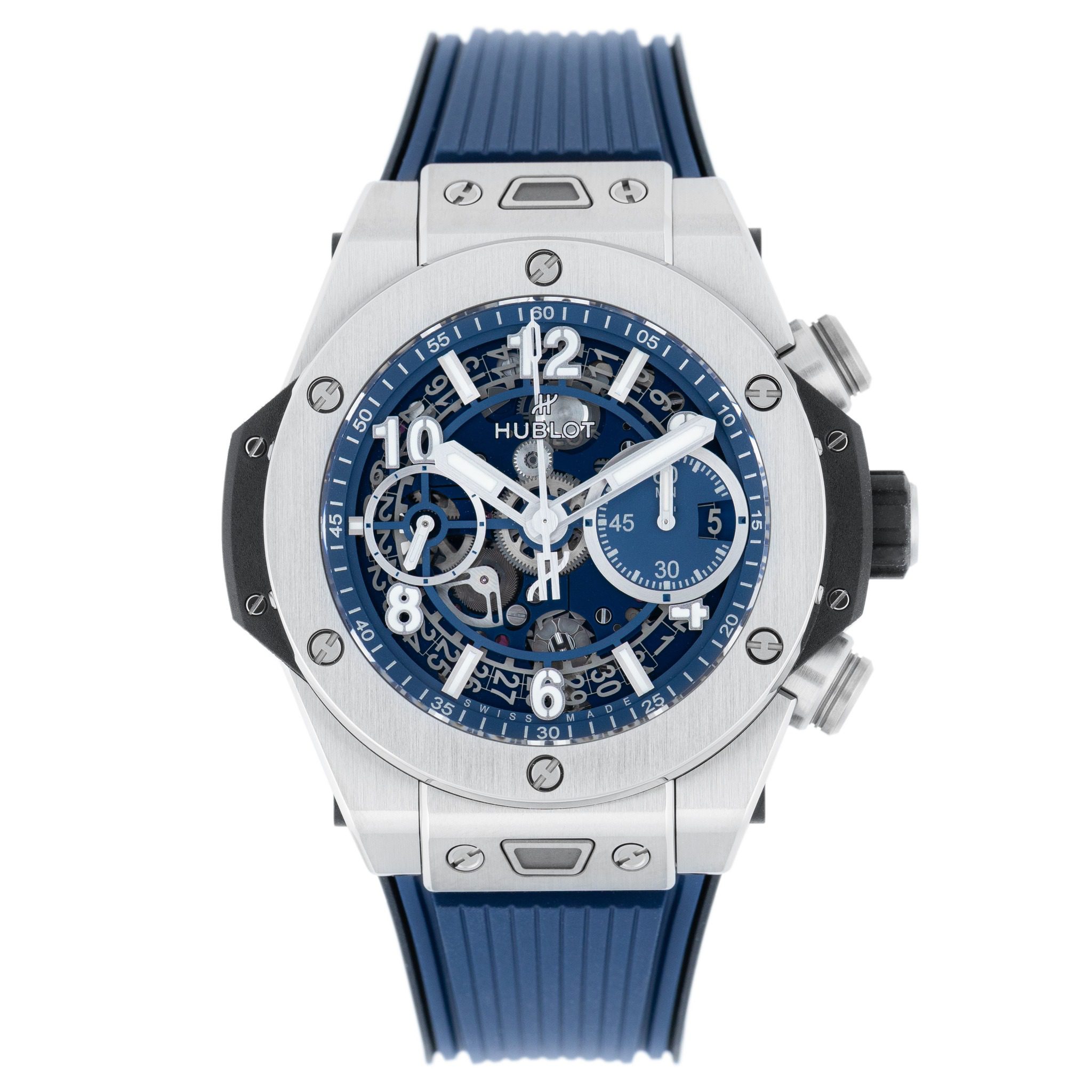 Panerai Style Big Bang 44 237 Blue Dial / Steel detail 4