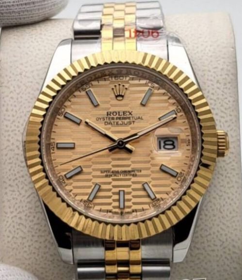 Omega Style Datejust 41 246 Two-Tone Gold detail 4