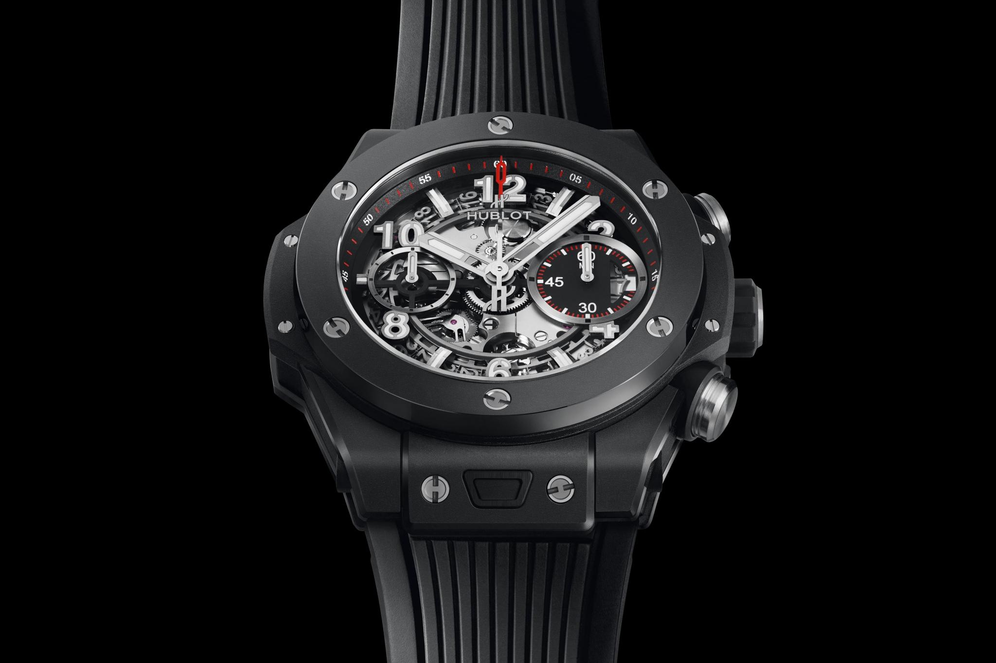 Hublot Style Big Bang Unico 42 Ceramic Black detail 2