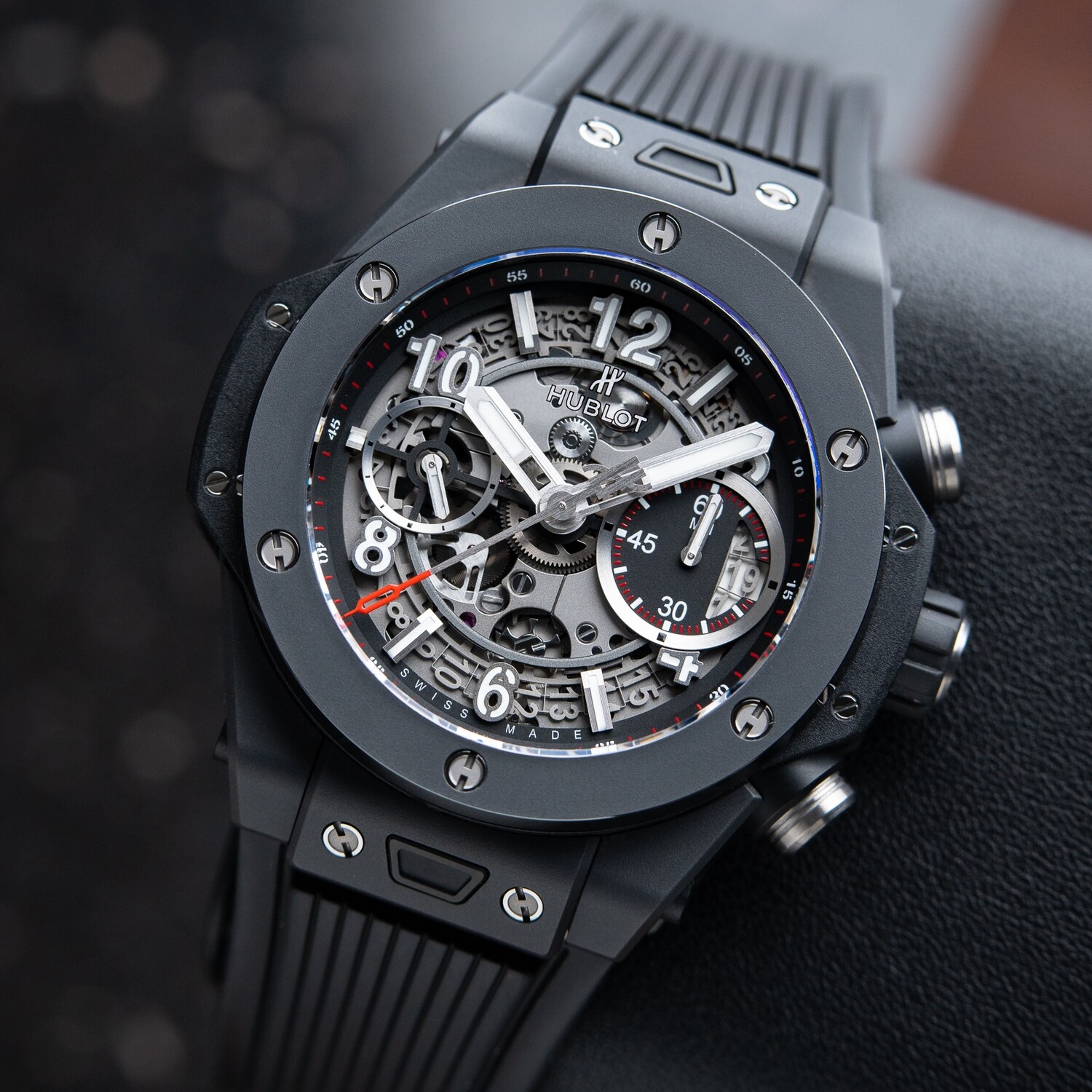 Hublot Style Big Bang Unico 42 Ceramic Black detail 3
