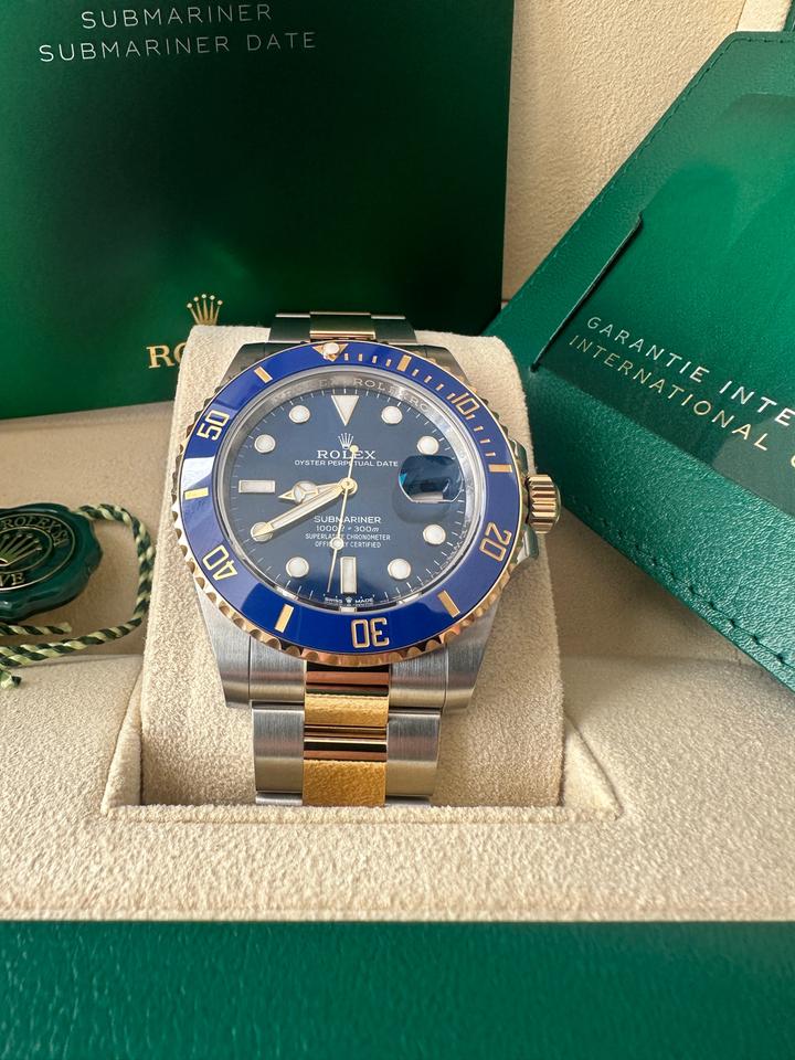Panerai Style Submariner Date 240 Two-Tone Gold detail 3