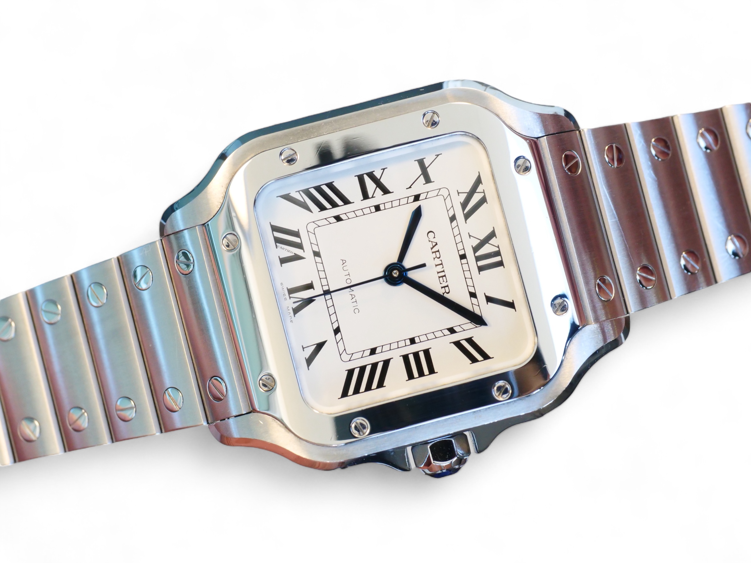 Hublot Style Santos Medium 241 Meteorite Dial detail 3
