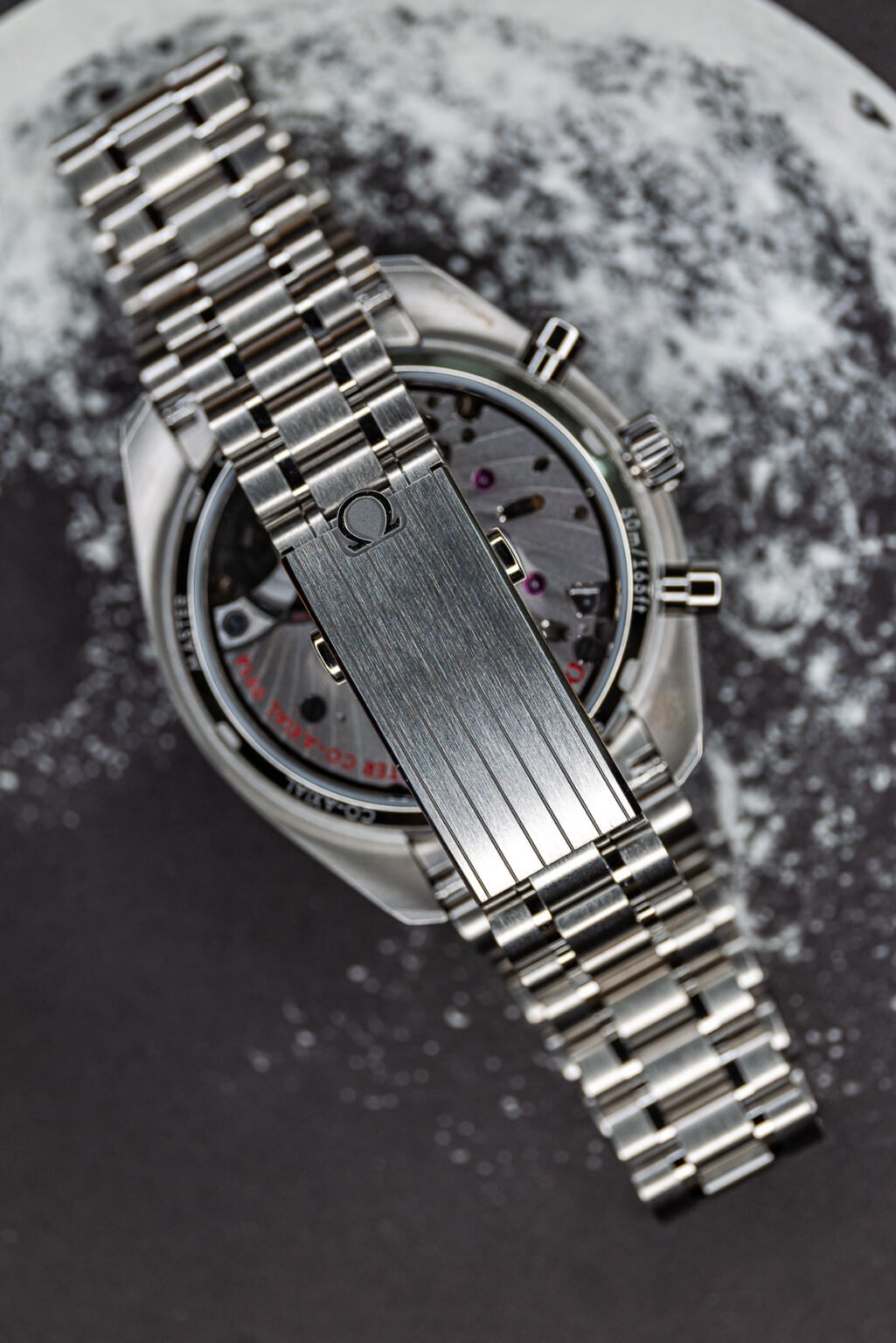 IWC Style Speedmaster Moonwatch 243 Meteorite Dial detail 4