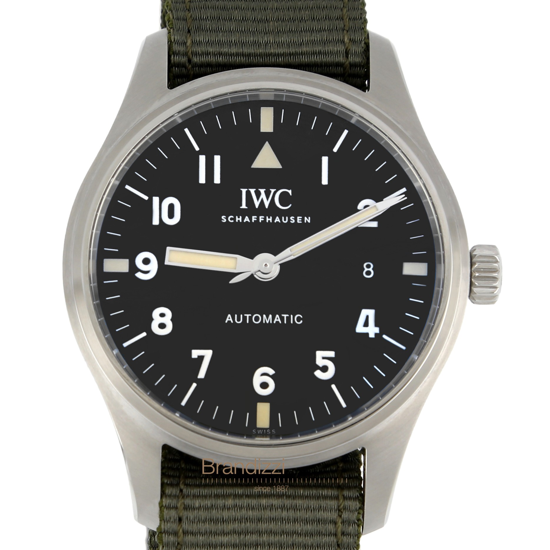 Rolex Style Pilot Mark XVIII 247 Full Gold detail 4