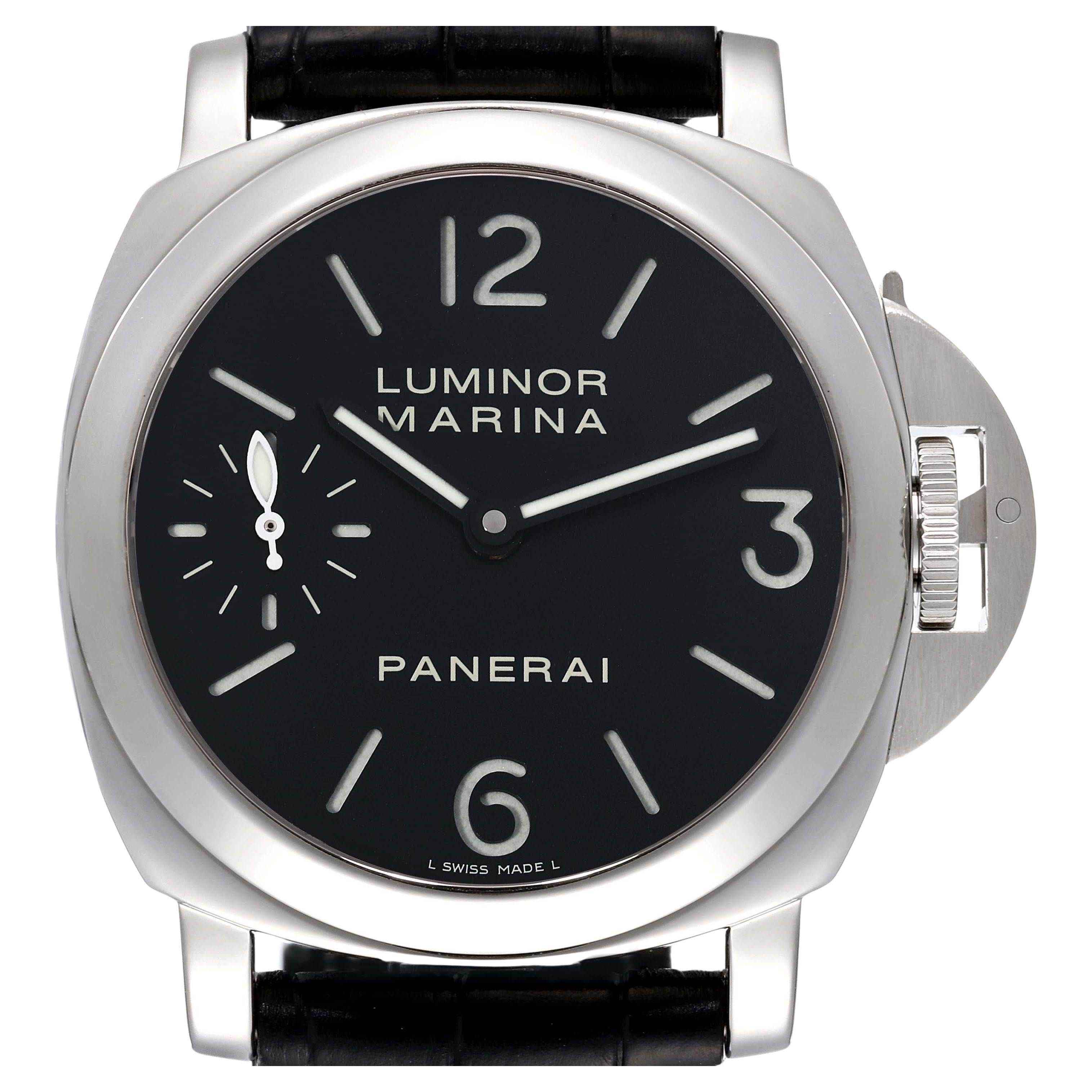 Panerai Style Luminor Marina 44 Black Sandwich detail 3
