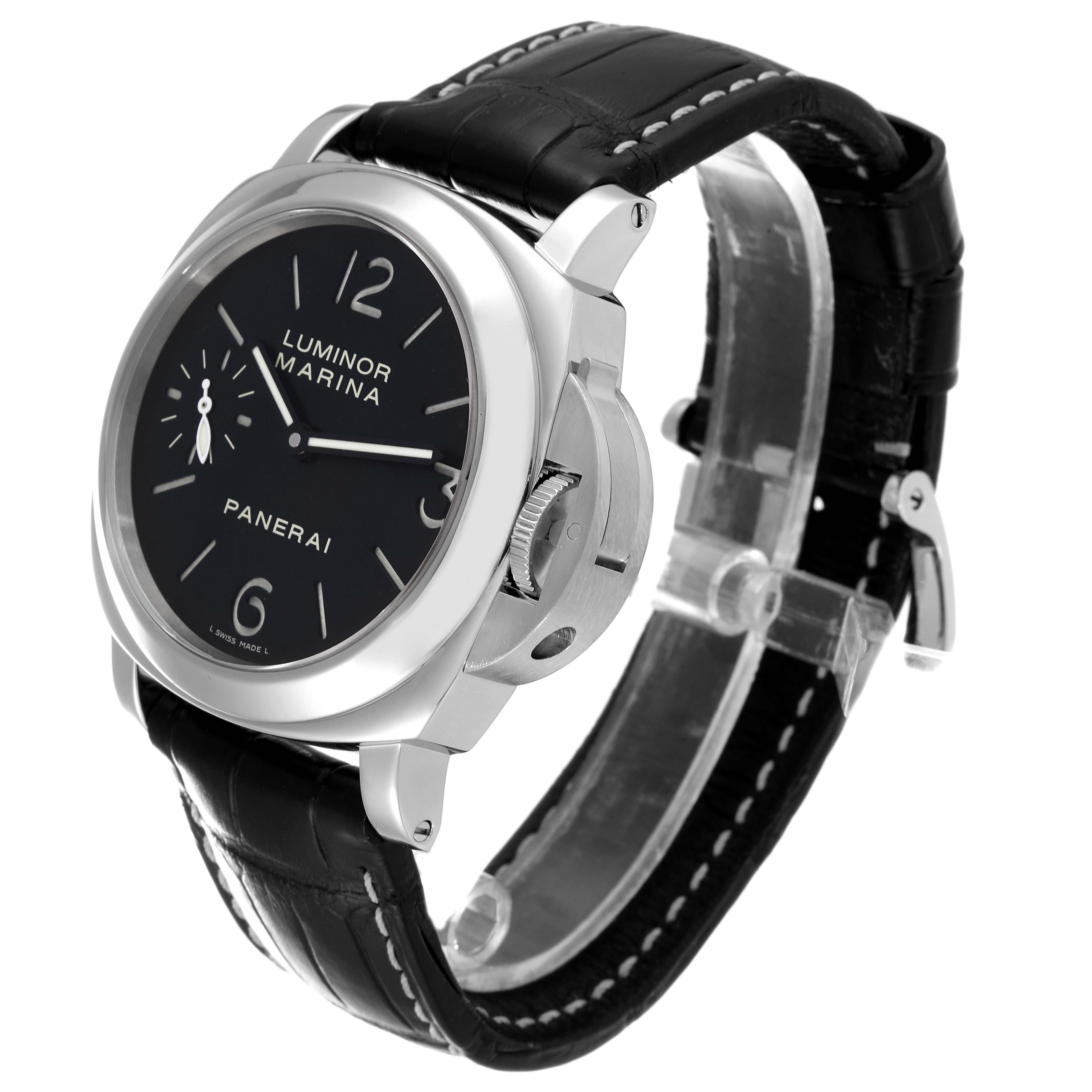 Panerai Style Luminor Marina 44 Black Sandwich detail 4
