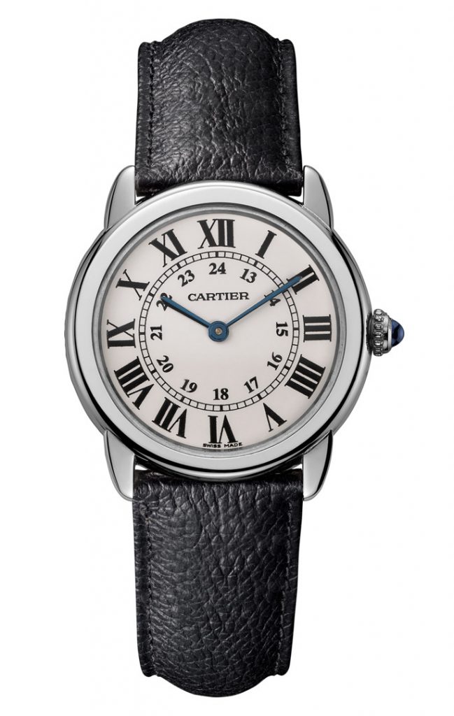 Cartier Style RM 011 250 Silver Dial / Leather detail 4