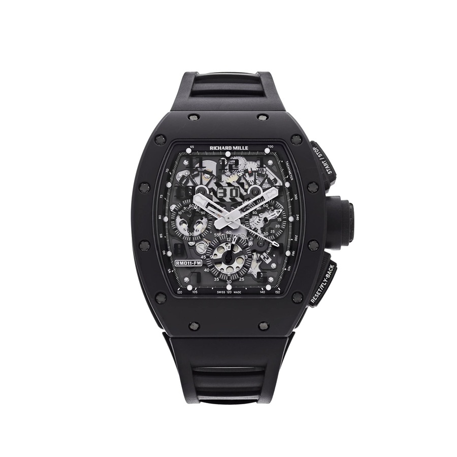 Richard Mille Style RM 011 Flyback Carbon Black detail 3